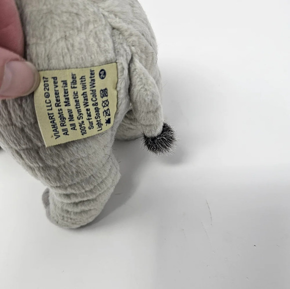 TIGER TAIL TOYS Viahart Rhino Rhinoceros Gray Large 13” Realistic Plush Horned - Picture 6 of 7